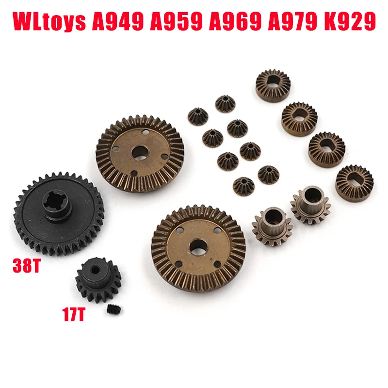 WLtoys A949 A959 A969 A979 K929 A959-B A969-B A979-B K929-B RC автомобиль запасные части A949-23/A959-B-27 обновления металл передний дифференциал - Цвет: 18023x2 18001 18007