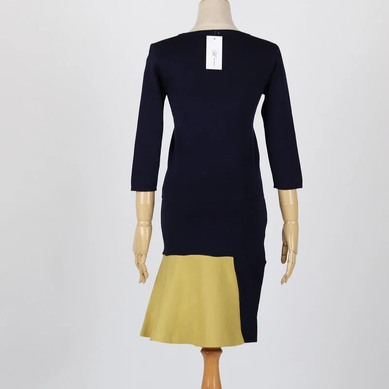 H Han Queen Новинка Осень Зима Vestido Нерегулярные Длинные платья Русалочки для работы