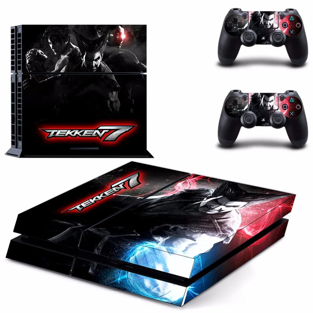 Tekken 7 PS4 наклейка на всю кожу лицевые панели для Sony playstation 4 консоль и контроллер|sony
