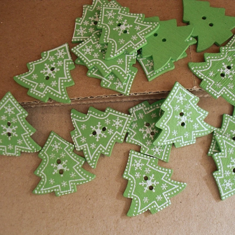 Высокое качество 25 шт. милый Рождественский Декор для шитья скрапбукинга поделки