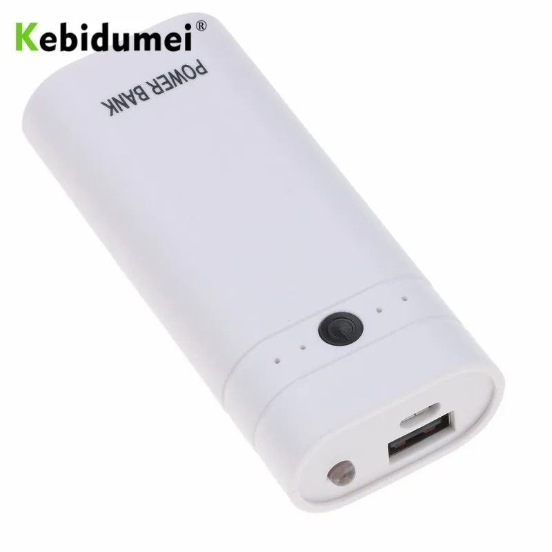Kebidumei чехол для зарядного устройства аккумулятора 2X 18650 USB внешний аккумулятор
