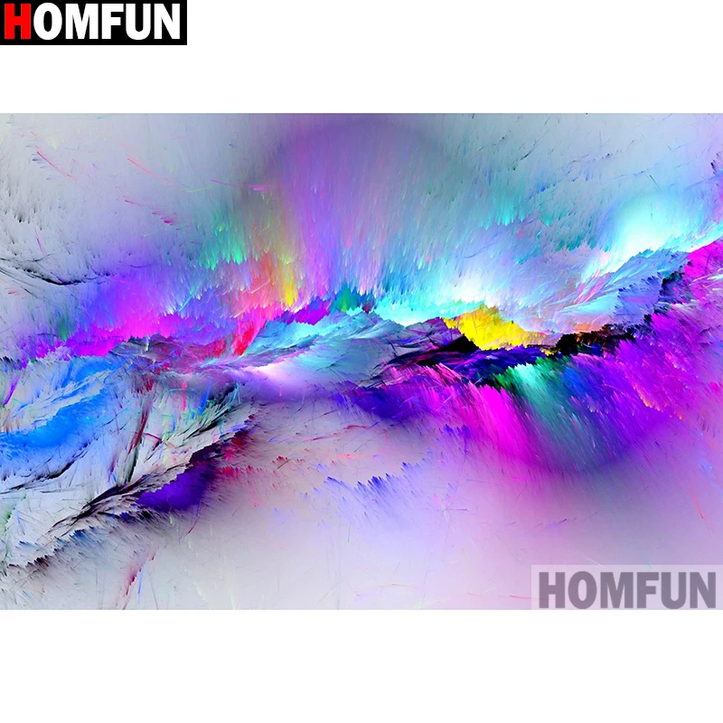 HOMFUN Full Square/Round Drill 5D DIY Diamond Painting 