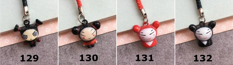 Мультфильм Jingle Bell кулон мобильный телефон шнурок ремешок украшение для iPhone 196 символов на выбор 500 шт./лот
