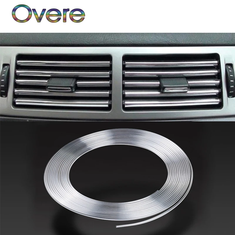 Овере 3M салона Молдинги никелевой прокладки &quotсделай сам&quot для Fiat Punto Volkswagen VW Polo