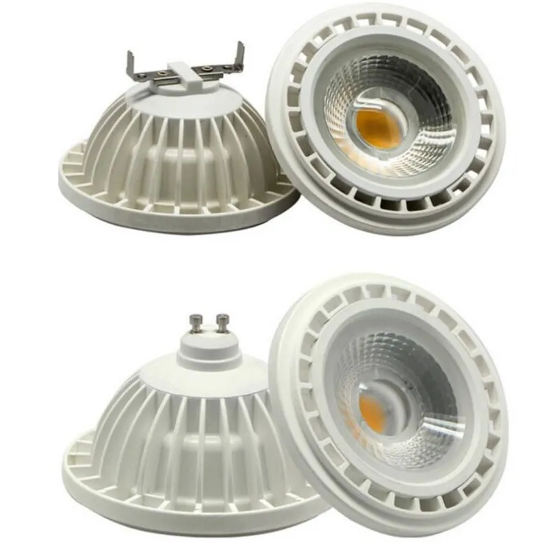 Dimmable AR111 LED Lamp 15W COB G53 GU10 Spot light ES111 111mm AC110V-240V/D12V High Power CE&ROHS Free shipping
