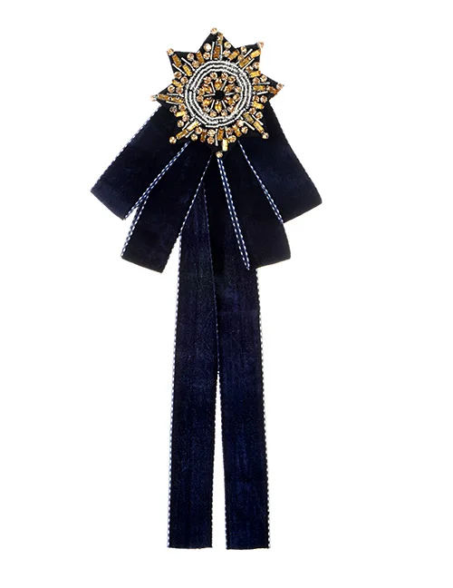 E43055 brooch Жини Новое поступление винтажные ленты большие броши «бант» булавки с Пчелой для женщин бабочка брошь галстук аксессуары для одежды - Окраска металла: E43055 brooch