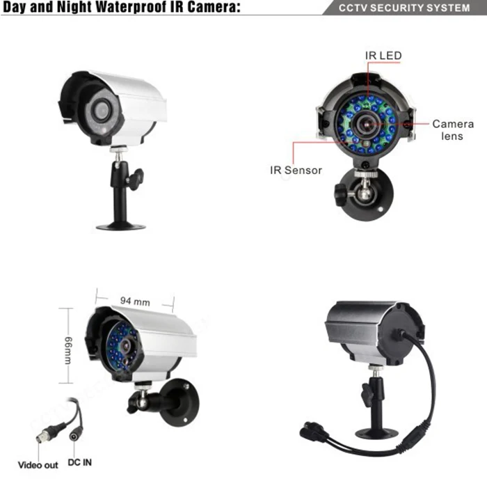 CCTV системах видеонаблюдения Hi3521 8ch AHD 960 H записи DVR NVR система 700TVL Открытый