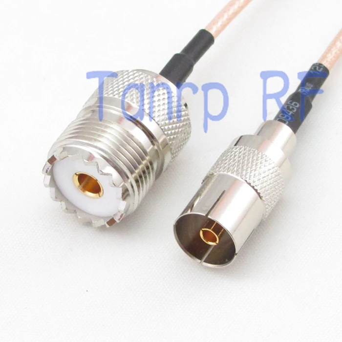 12 дюймовый гнездовой разъем для телевизора UHF адаптер RF соединитель 30 см