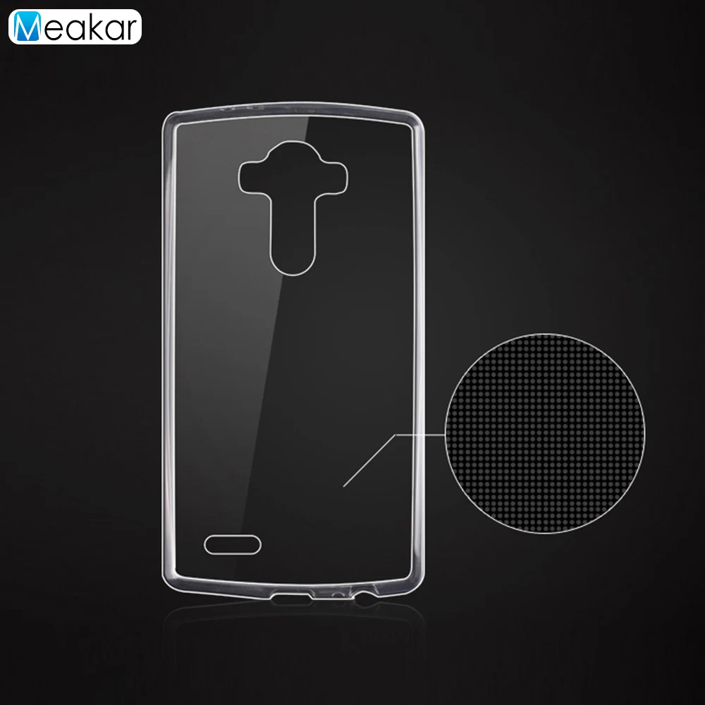 Прозрачный силиконовый мягкий ТПУ чехол 5 дюйма для LG G4 H818 H815 H810 F500 с полным