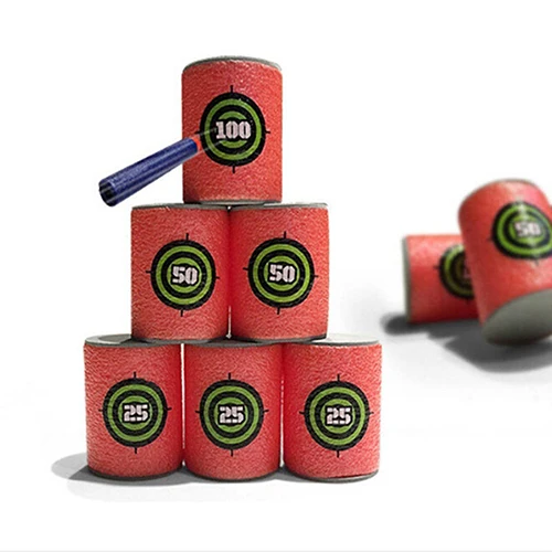 6 шт./компл. EVA Мягкая мишень для Nerf N Strike элитная Серия бластеры детская игрушка