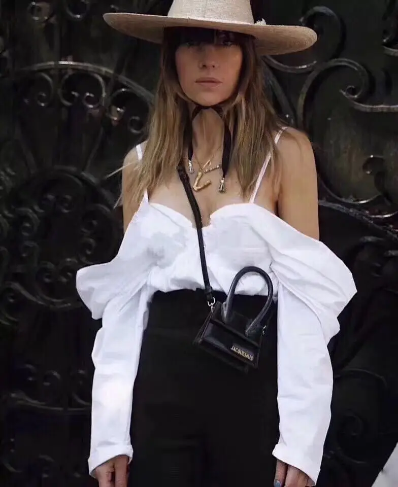 Женские сумки JACQUEMUS, мини-сумка-мессенджер из искусственной кожи, женская сумка через плечо, женская сумка, аксессуары, сумка-тоут, украшения, небольшой лоскут