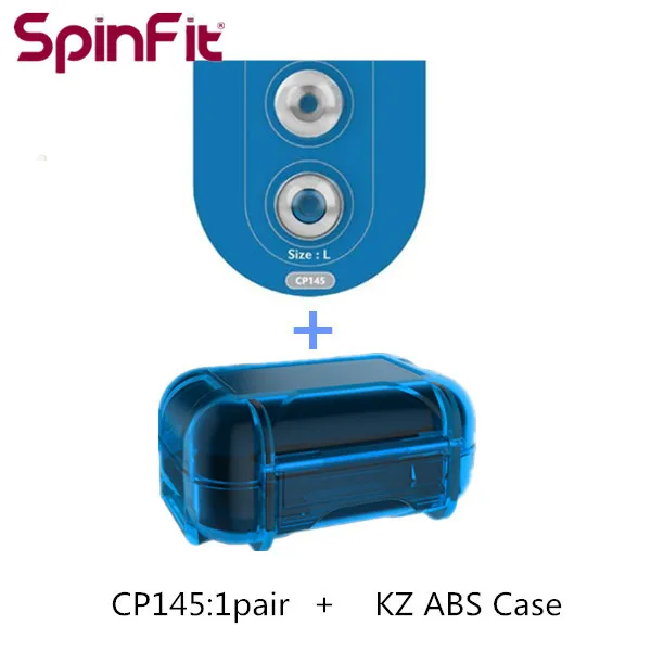 DUNU SpinFit CP145 наушники-вкладыши запатентованные на 360 градусов без вращения наконечники для ушей силиконовые наконечники для ушей 4,5 мм диаметр сопла CP100M CP800M - Цвет: L AND CASE