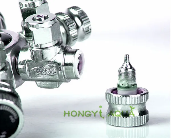 

1 piece aluminum alloy DICI CO2 a drag more than six multiple outlet gas trim valve pressure reducing valve parts multiple ways