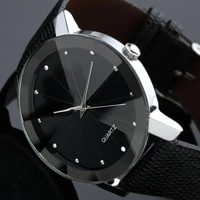 

Luxury Quartz Sport Military Stainless Steel Dial Leather Band Wrist Watch Men woman watches 2019 brand luxury Quartz Wristwatc
