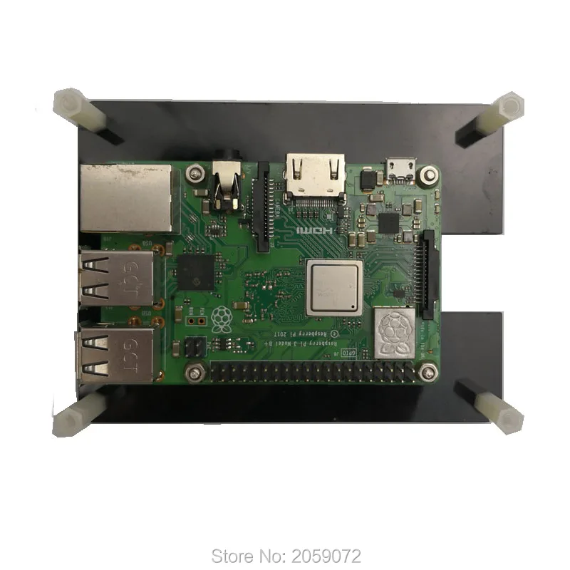 Raspberry Pi 3 Model B+/4B/2B+ 4 дюйма ЖК-дисплей Дисплей модуль 480*320 с сенсорным экраном чехол больше, чем Raspberry Pi 3,5 дюймов ЖК-дисплей