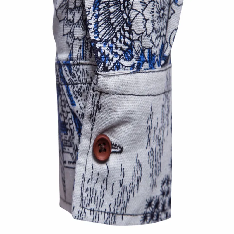 Весна 2020 Новое поступление мужские рубашки с длинным рукавом в стиле пэчворк