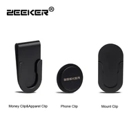 zeeker 2018 new design 3 in 1 portable stainless steel money clip wallet multi function slim metal phone clip