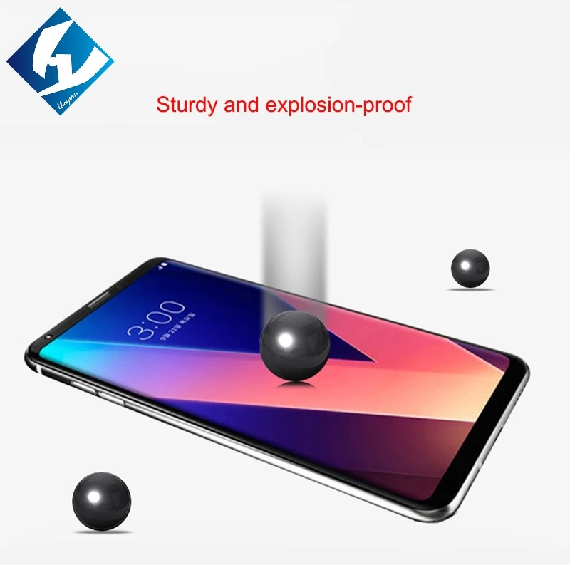 2 шт./лот 6D закаленное стекло 9h для LG V40 G7 ThinQ плюс Экран Full Cover + V30 2018 фильм двойной