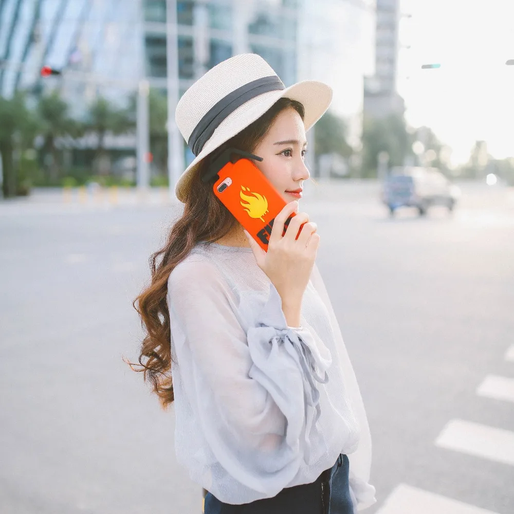 Мягкий силиконовый чехол для iphone 6 6s Plus 6plus 7plus 5 дюймов 4 7 &quotчехол 3D Огнетушитель