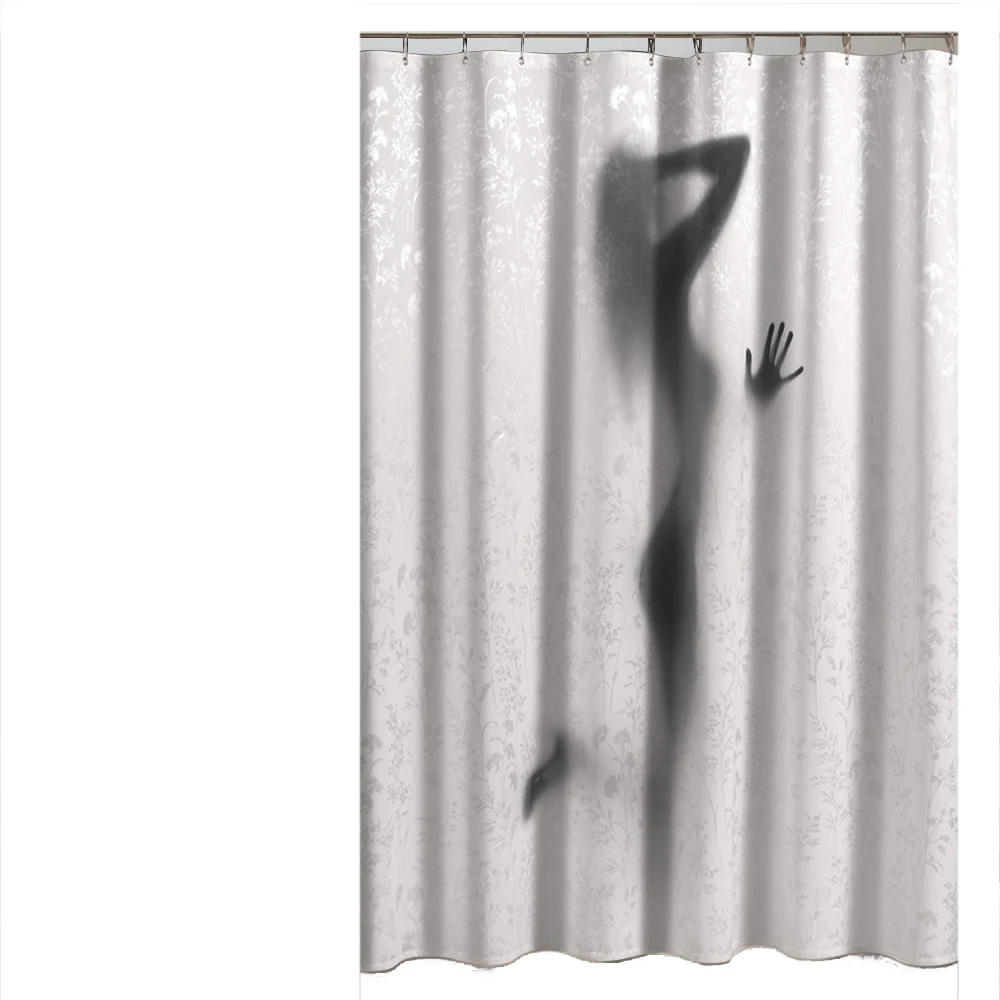 Сексуальная белая полиэфирная занавеска для душа s креативная Женская