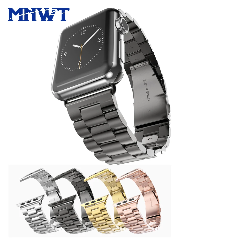 Роскошный браслет MNWT из нержавеющей стали для Apple Watch ремешок 42 мм/38 мм iwatch серии