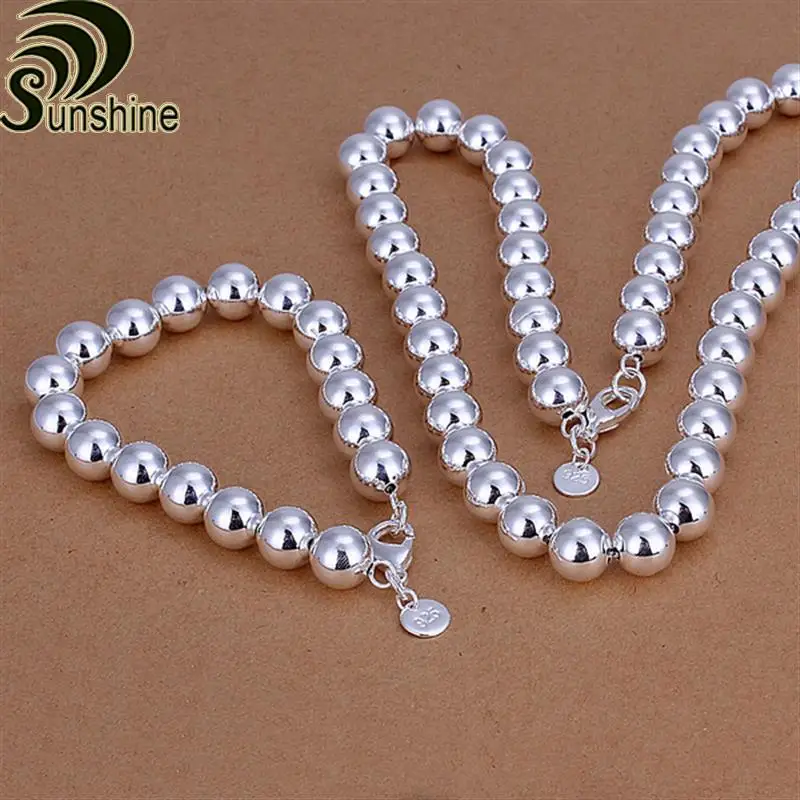 2015 Christmas Gift 100% 925 Silver Jewelry Sets Sterling set for Women | Украшения и аксессуары