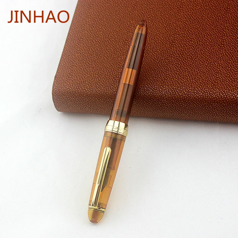 Роскошная jinhao 250 прозрачная цветная ручка офисное собрание подарочная ручка красиво написанная гладкая школьная офисная ручка