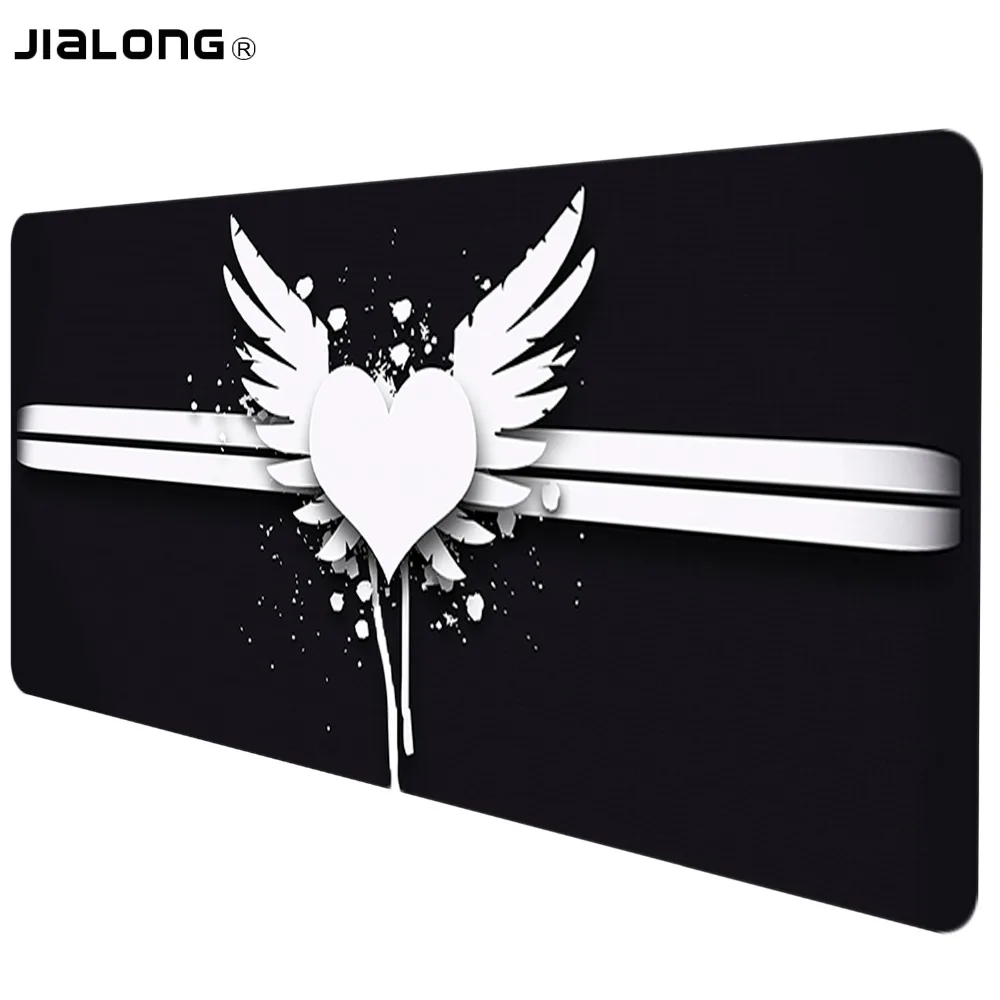 JiaLonG 90x40 см XL большой игровой коврик для мыши компьютерный геймер CS GO клавиатура