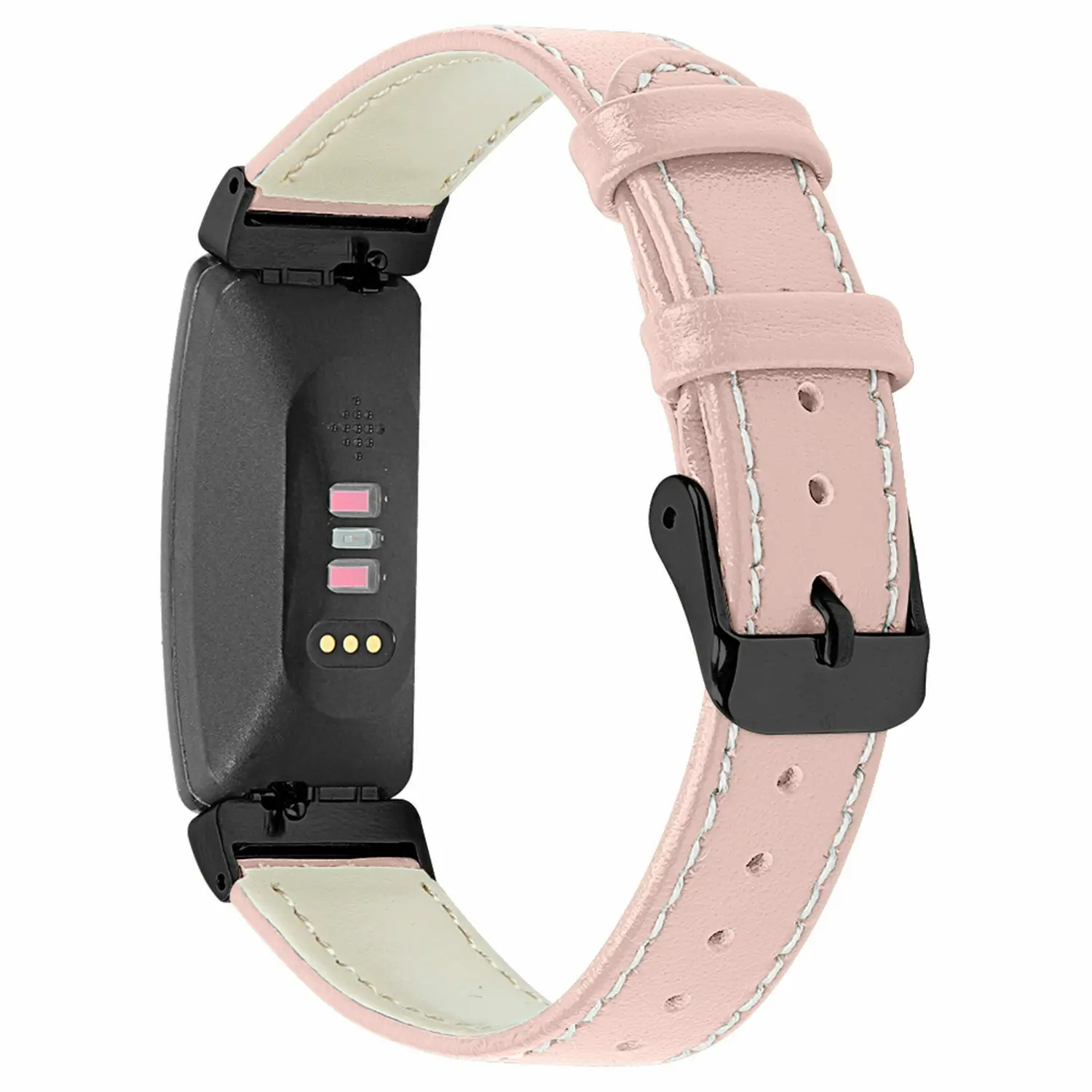 Цветной ремешок из натуральной кожи для фитнес трекера Fitbit Inspire HR|Ремешки часов| |
