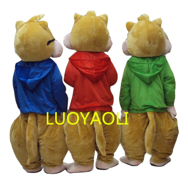 2014 Горячая распродажа! Новый костюм талисмана Элвина и чипмунка бесплатная