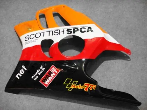 Крышка бака + красный оранжевый черный обтекатель комплект для CBR600F3 97 98 CBR 600F3 1997