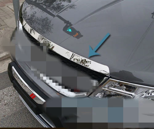 Хром передний капот решетка рельефная Накладка для отделки декоративный