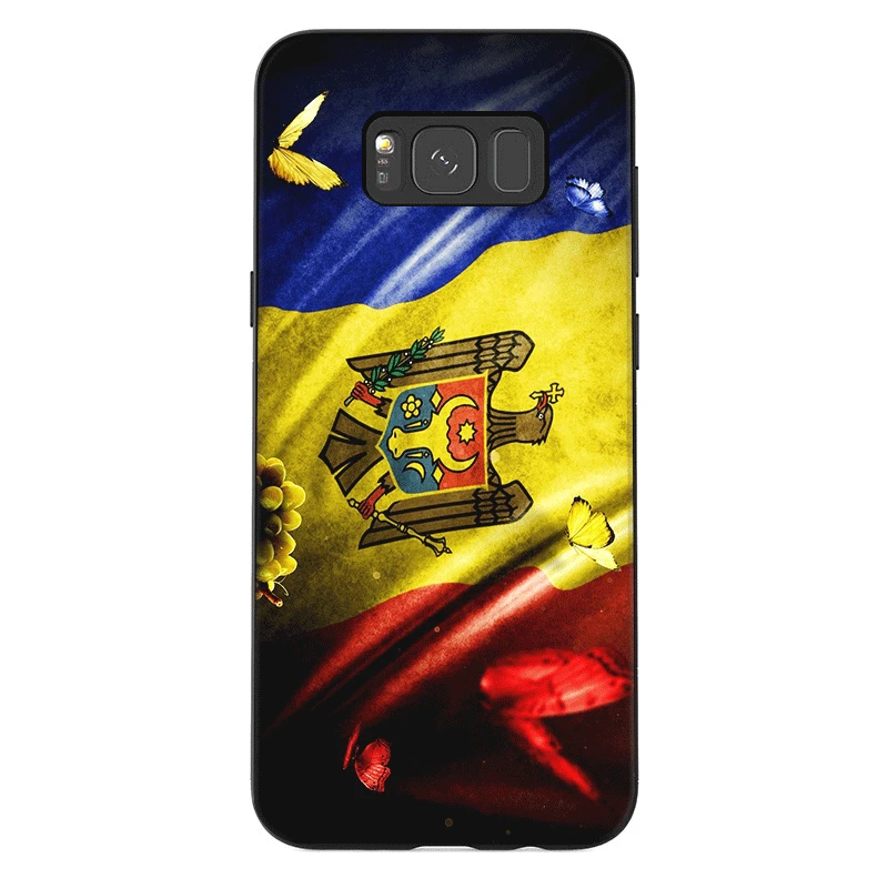 Чехол для мобильного телефона Флаг Молдовы Samsung A01EU US S10 S20 Plus Ultra S6 S7 Edge S8 S9 S10E Note 8