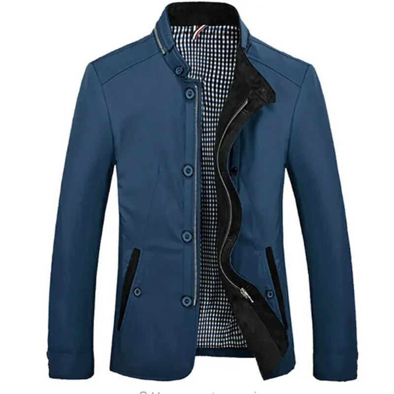 2018 Высокое качество Мужские куртки модное элегантное пальто осень зима