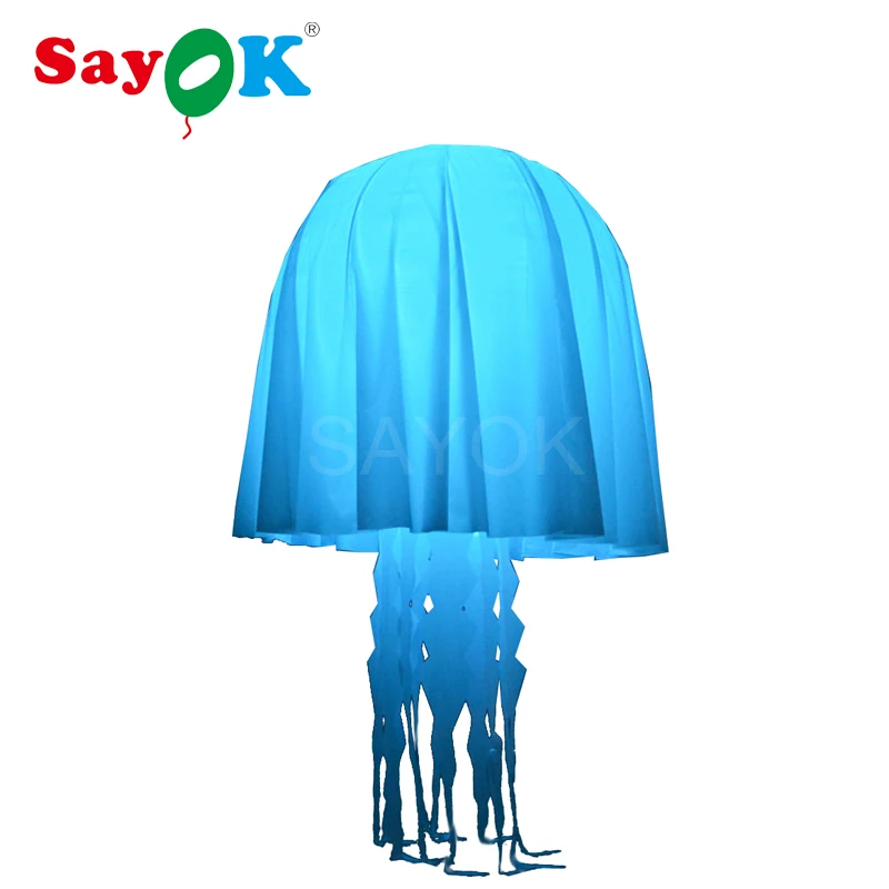 Sayok 1 м/1 5 м/2 м надувные подвесные Медузы воздушный шар с RGB 17 Изменение цвета