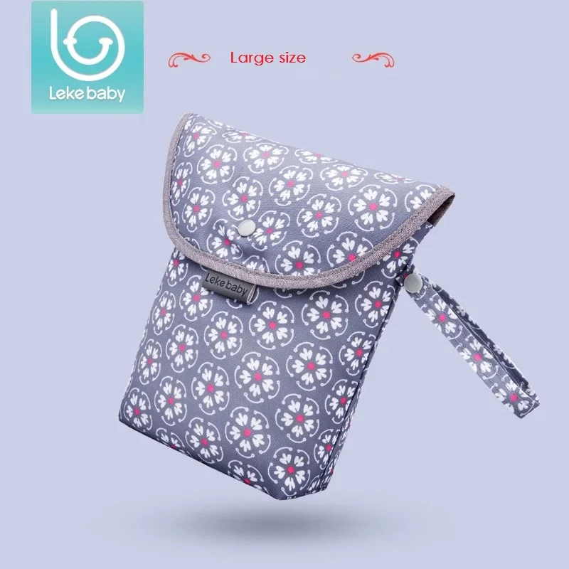 Lekebaby влажная сумка, водонепроницаемая сумка для подгузников для коляски, рюкзак для мамы и дочки, сумки для пеленок, уход за ребенком
