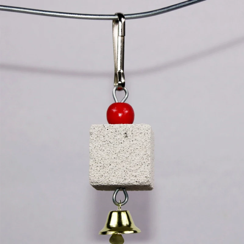 Игрушки для попугаев 2 шт. шлифовальный камень рта игрушки птиц молярная каменная