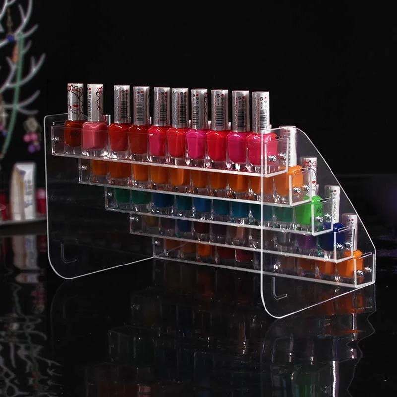 Прозрачный акриловый Органайзер для макияжа стойка держатель ювелирных изделий