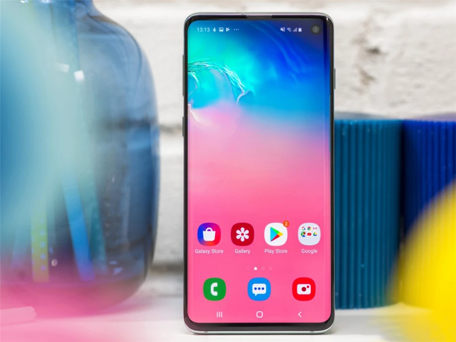 Samsung Galaxy S10 G9730 Dual Sim открыл мобильный телефон Snapdragon 855 Octa Core 6," 16MP и 12MP 8 GB Оперативная память 128 GB Встроенная память NFC