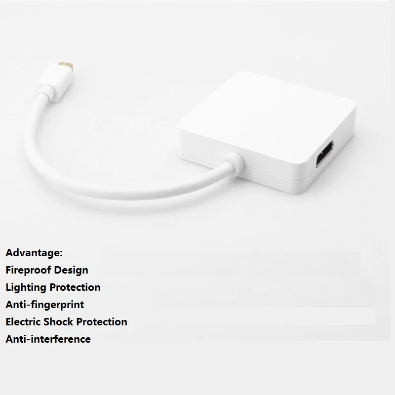 Мини-дп в DVI HDMI DP видео-конвертер кабель максимальная поддержка 1920 x 1440 3in1 мини-дп