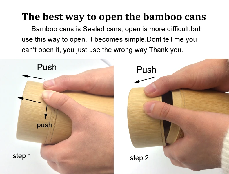 Чай caddy портативная бамбуковая герметичная банка для хранения ручной работы