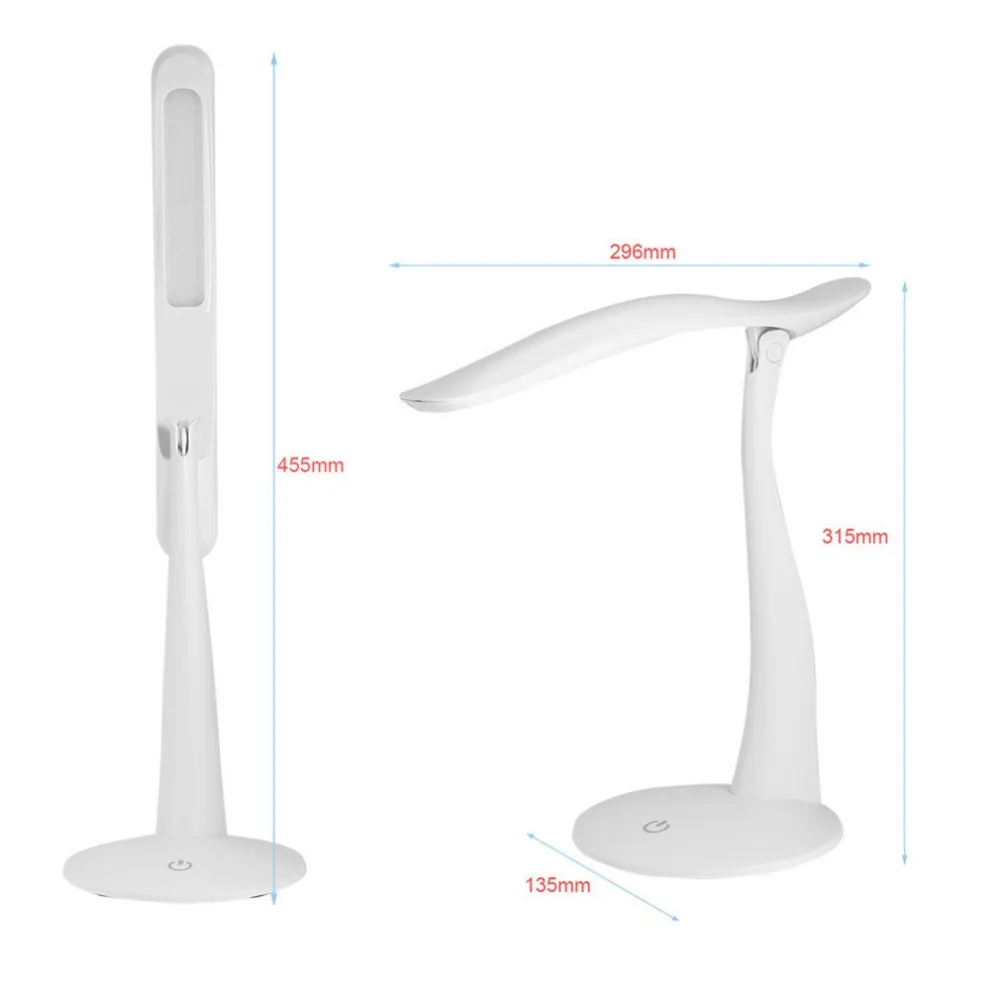 Модная настольная лампа для экономии энергии с регулируемой защитой глаз от