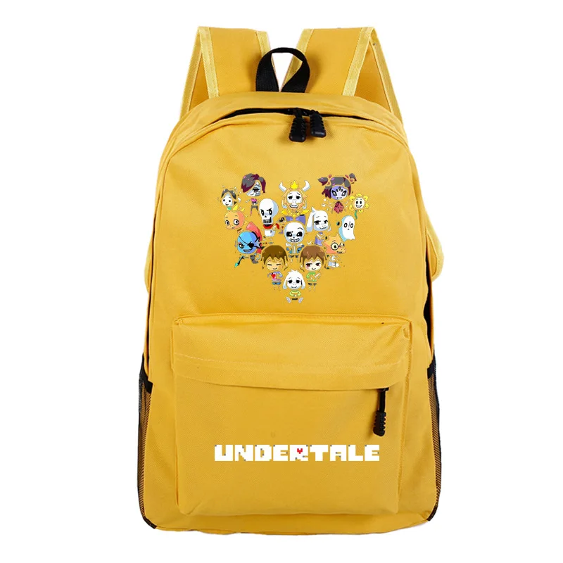 Рюкзак с принтом игры «Undertale Frisk Sans», рюкзак с изображением Галактики, школьный рюкзак из парусины, женские дорожные сумки
