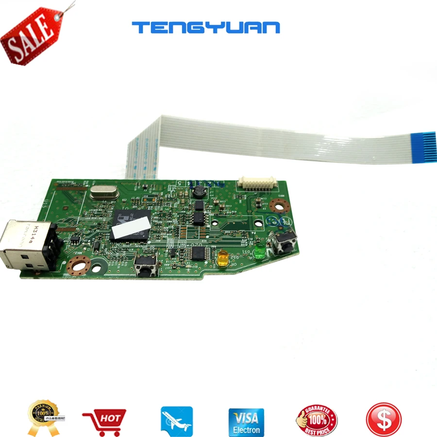95% лазерный струйный CF427-60001 для hp P1102W P1102W один плоский кабель форматор платы принтер части в продаже