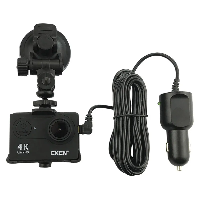 Автомобильный держатель на присоске для Go Pro Hero 4 3 2 1 SJ4000 sj5000 xiao mi F60 eken H9 H9R H9Rplus dvr yi