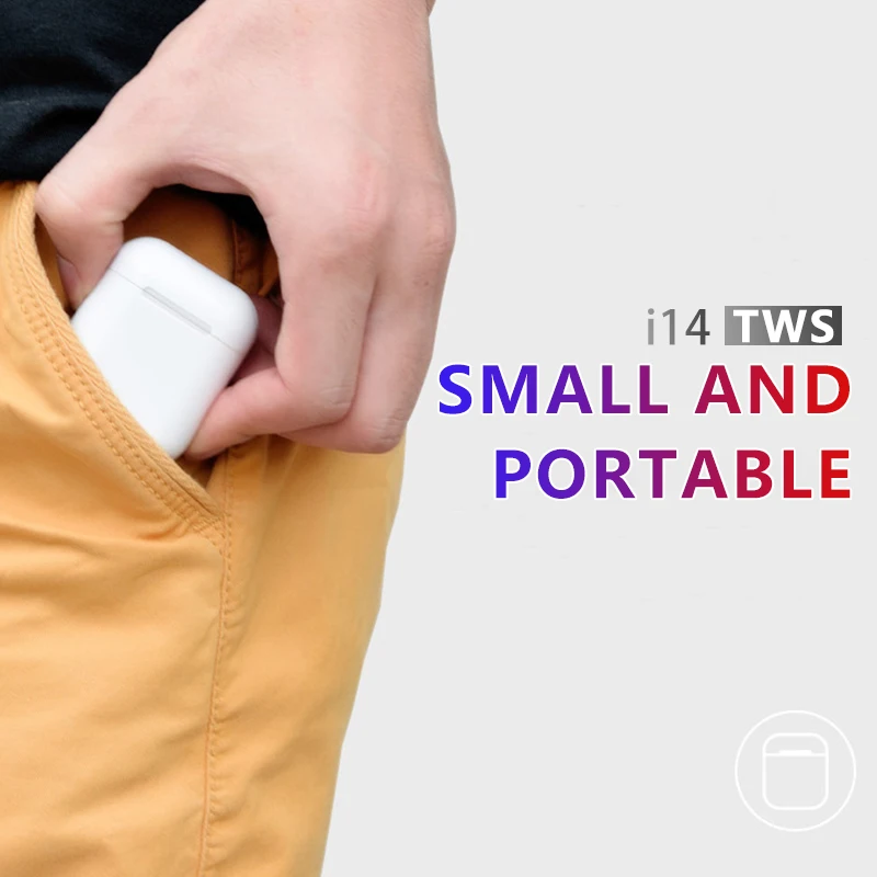 I14 наушники-вкладыши TWS с Беспроводной наушники Bluetooth 5 0 Smart Touch стерео музыкальные
