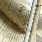 Самоклеящиеся обои для газеты, виниловые Съемные 3D наклейки на стену, 10 м, для детской комнаты