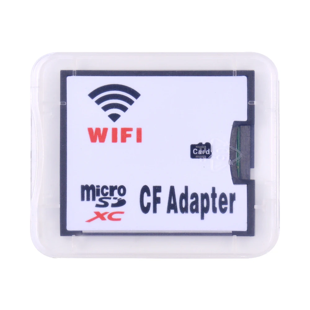 Wifi карта памяти TF Micro SD для CF адаптер компактный флэш-карт MicroSD Micro SDXC SDHC тип I конвертер для цифровой камеры