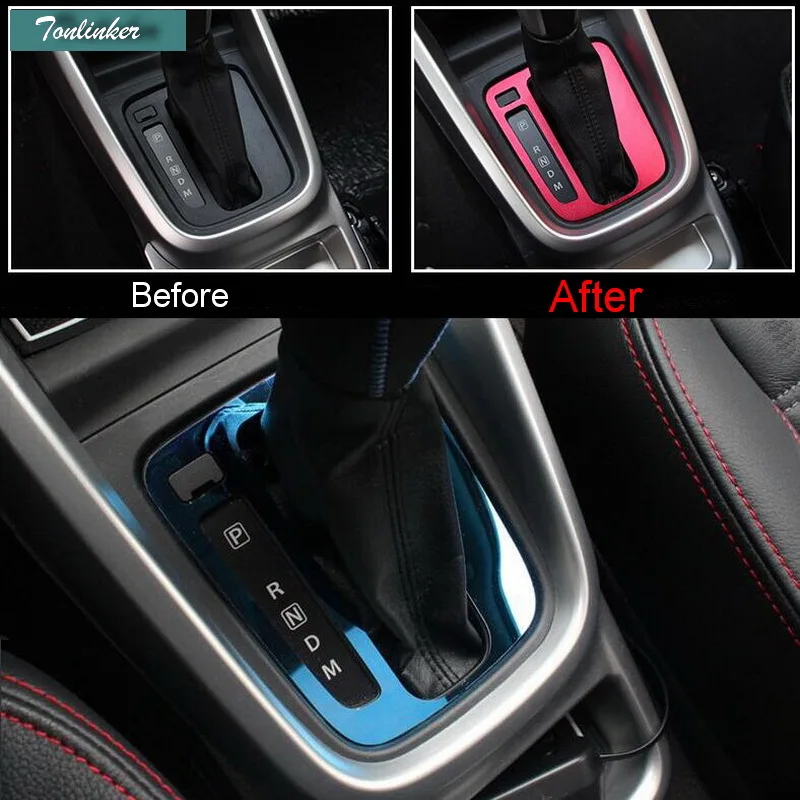 Tonlinker, чехол, наклейки для SUZUKI vitara, аксессуары, 1 шт., для стайлинга автомобилей, нержавеющая сталь, позиционная панель, наклейки