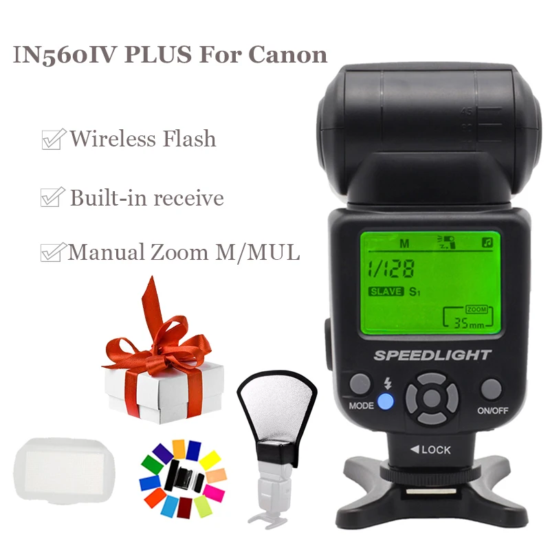 INSEESI IN-560IV IN560IV PLUS& PIXEL M8 ЖК-Фонарик Беспроводная вспышка Speedlite& TF-361 беспроводной триггер для камеры Canon